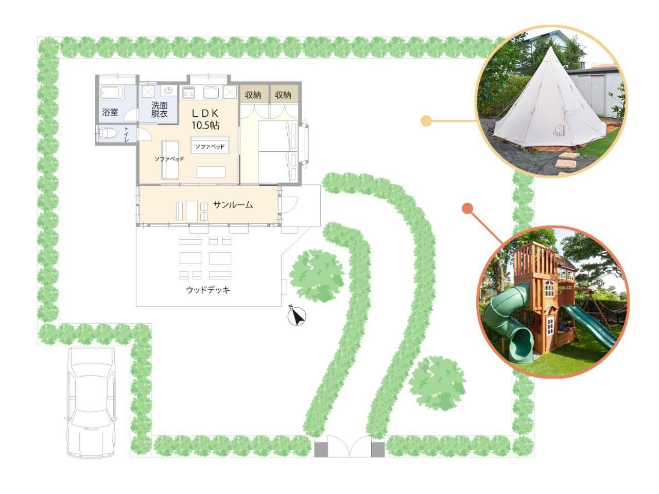 伊豆高原テラス-寛道- Villa Ito  Exteriör bild